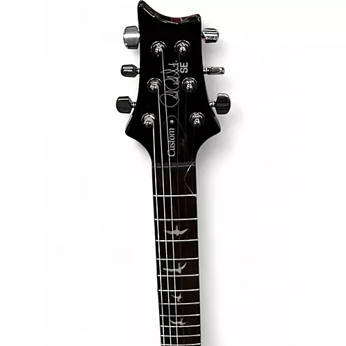 Used PRS SE Custom 24 black gold sunburst Solid Body Electric Guitar black gold sunburst - musicians--Friend