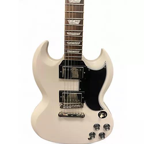 Used Epiphone 1961 LES PAUL SG STANDARD Classic White Solid Body Electric Guitar Classic White - musicians--Friend