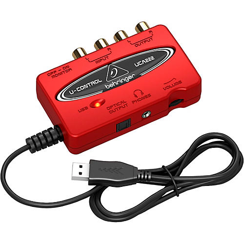 Behringer U-CONTROL UCA222 USB Audio Interface - musicians--Friend