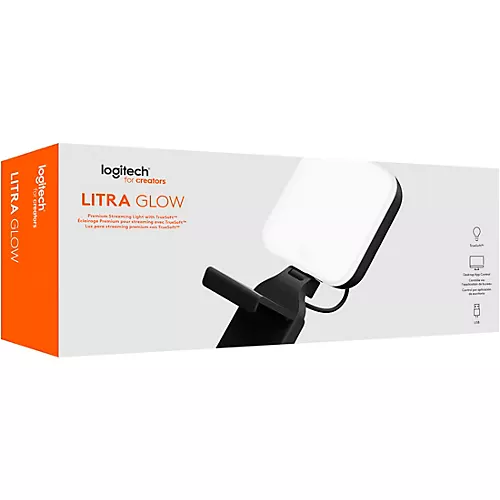 Open-Box Logitech Litra Glow Premium Streaming Light With TrueSoft Condition 1 - Mint - musicians--Friend