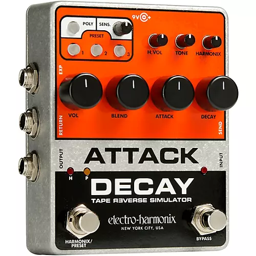 Electro-Harmonix Attack Decay Effects Pedal - musicians--Friend