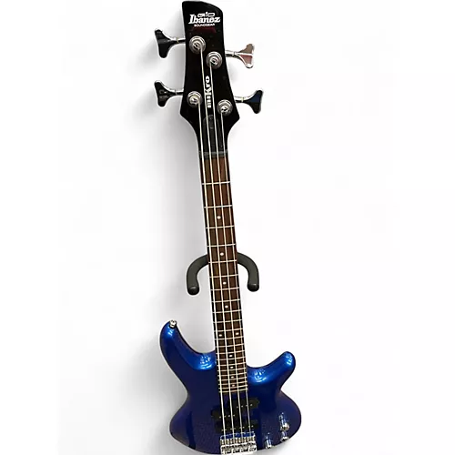 Used Ibanez  GSRM20 Short Scale Starlight Blue Electric Bass Guitar Starlight Blue - musicians--Friend