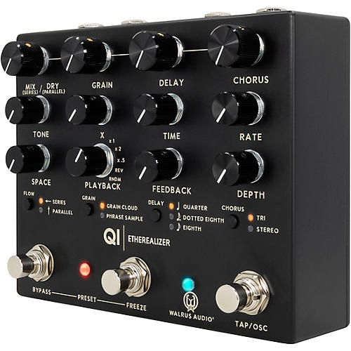 Walrus Audio Qi Etherealizer Multi-Effects Pedal Black - musicians--Friend