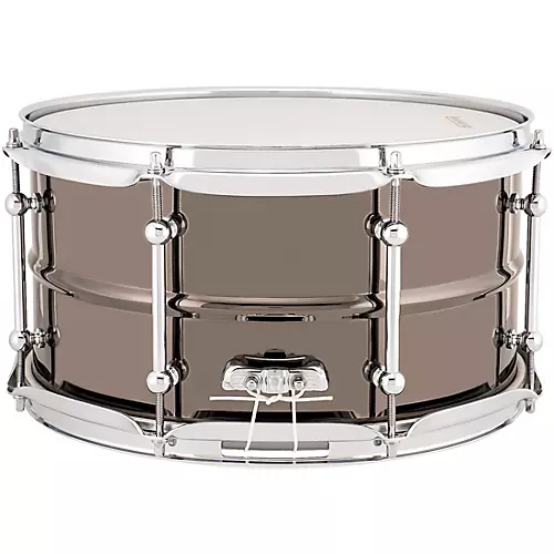 Ludwig Universal Series Black Brass Snare Drum With Chrome Hardware 14 x 5.5 in. - musicians--Friend