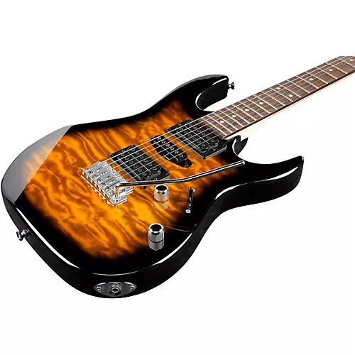 Ibanez GRX70QA Electric Guitar Transparent Blue Burst - musicians--Friend