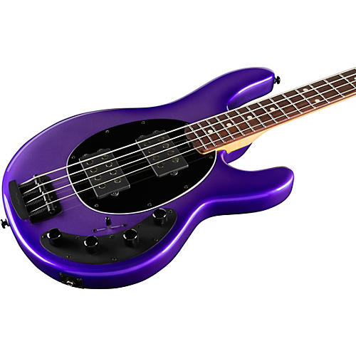 Ernie Ball Music Man StingRay Special HH Electric Bass Guitar Black and Chrome - musicians--Friend