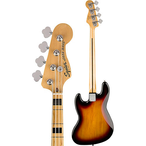 Squier Classic Vibe '70s Jazz Bass Maple Fingerboard Black - musicians--Friend