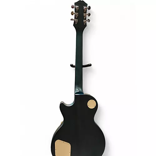 Used 2023 Epiphone Les Paul Traditional Pro IV Blue Solid Body Electric Guitar Blue - musicians--Friend