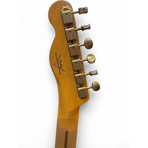 Used Fender CUSTOM SHOP 1952 TELECASTER HEAVY RELIC LIMITED EDITION NOCASTER BLONDE Solid Body Electric Guitar NOCASTER BLONDE - musicians--Friend