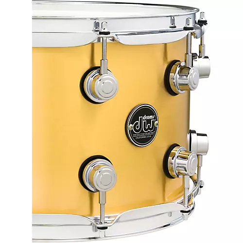 DW Performance Series 1 mm Polished Brass Snare Drum 14 x 6.5 in. - musicians--Friend
