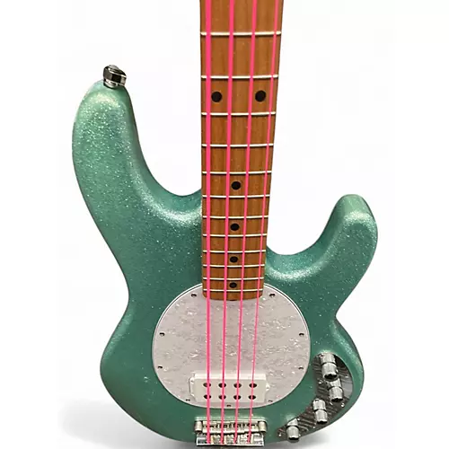 Used Sterling by Music Man Ray34 Seafoam Green SPARKLE Electric Bass Guitar Seafoam Green SPARKLE - musicians--Friend