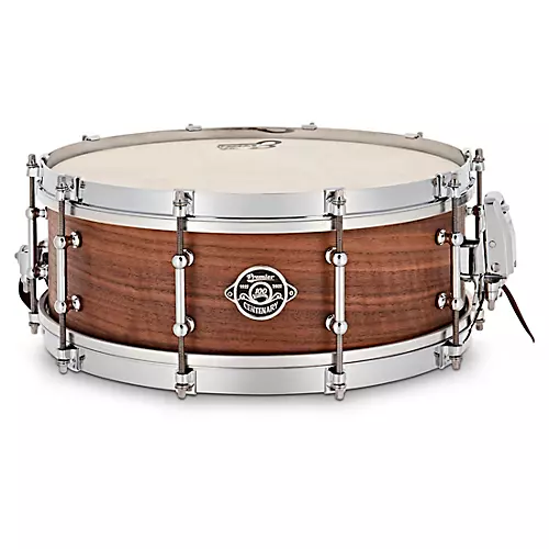 Premier Limited-Edition UK-Made 100th Anniversary Della Porta Walnut Snare Drum 14 x 5 in. Natural Walnut - musicians--Friend