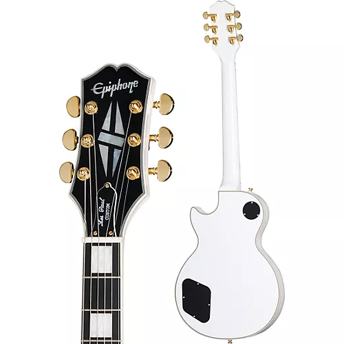 Epiphone Les Paul Custom Electric Guitar Alpine White - musicians--Friend