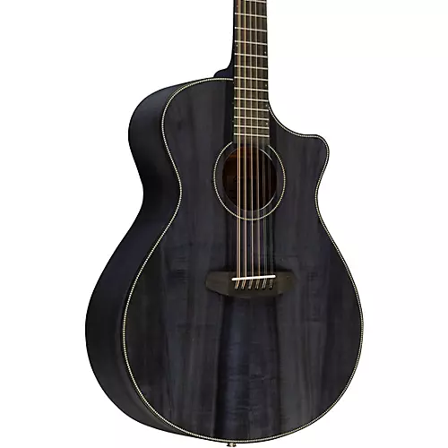 Breedlove Oregon Concerto Myrtlewood 12-String Cutaway Acoustic-Electric Guitar Stormy Night - musicians--Friend