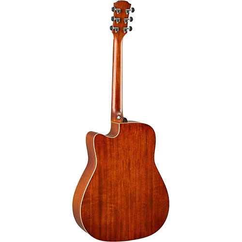 Yamaha A-Series A1M Cutaway Dreadnought Acoustic-Electric Guitar Transparent Black - musicians--Friend
