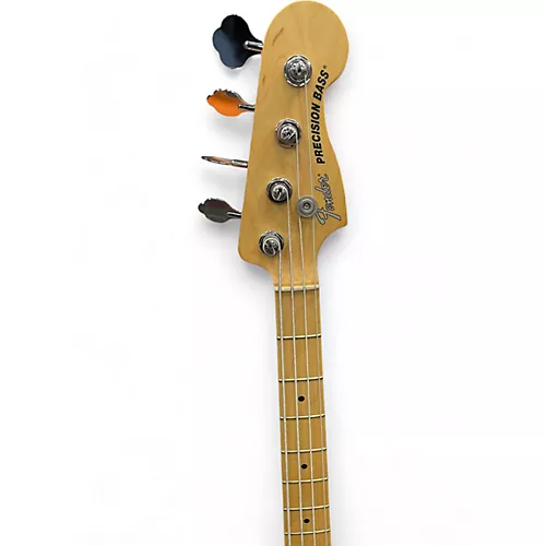 Used 2021 Fender American Performer Precision Bass SATIN LAKE PLACID Electric Bass Guitar SATIN LAKE PLACID - musicians--Friend