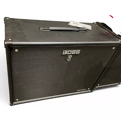Used 2022 BOSS Katana Cabinet 212 Waza Guitar Amplifier Cabinet Black Guitar Cabinet - musicians--Friend