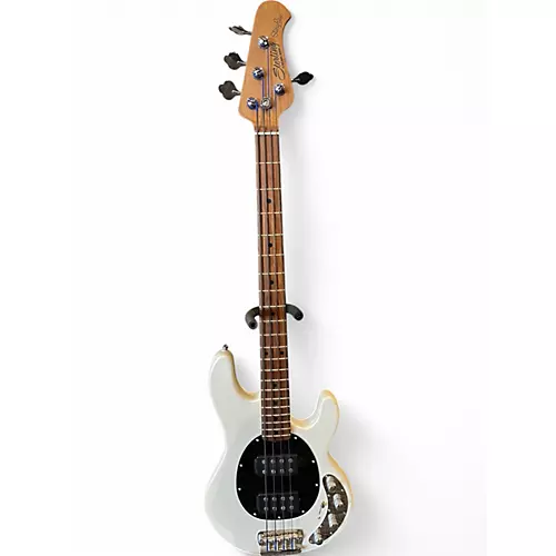 Used Sterling by Music Man Ray34HH Pearl White Electric Bass Guitar Pearl White - musicians--Friend