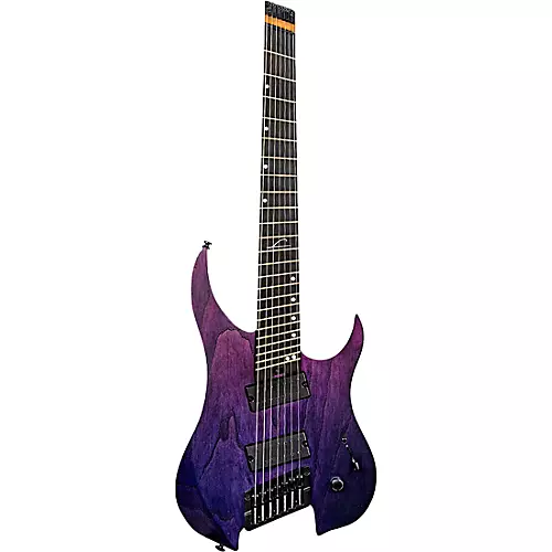 Legator G7FP Ghost Performance 7-String Multi-Scale Electric Guitar Snow Fall - musicians--Friend