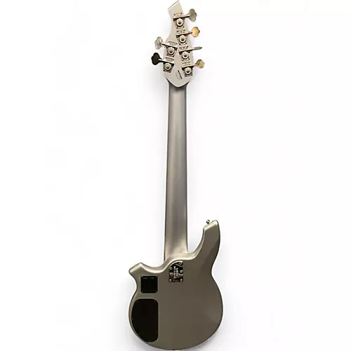 Used 2012 Ernie Ball Music Man Bongo 6 String SILVER Electric Bass Guitar SILVER - musicians--Friend