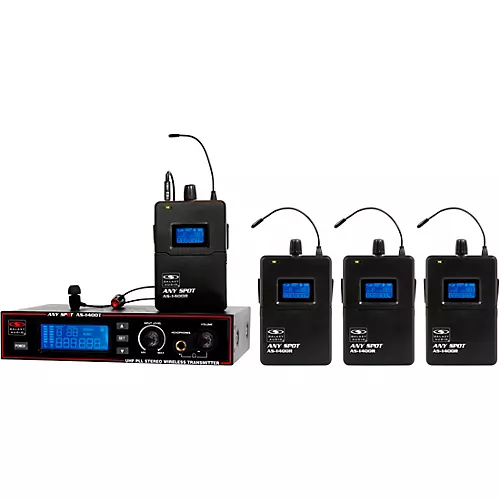Galaxy Audio AS-1400-4 Wireless In-Ear Monitor Band Pack System Band M - musicians--Friend