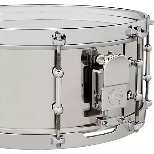 LP Stainless Steel Salsa Snare Drum 13 x 5.5 in. Stainless Steel - musicians--Friend