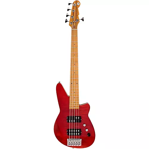 Reverend Mercalli 5 FM 5-String Electric Bass Wine Red - musicians--Friend