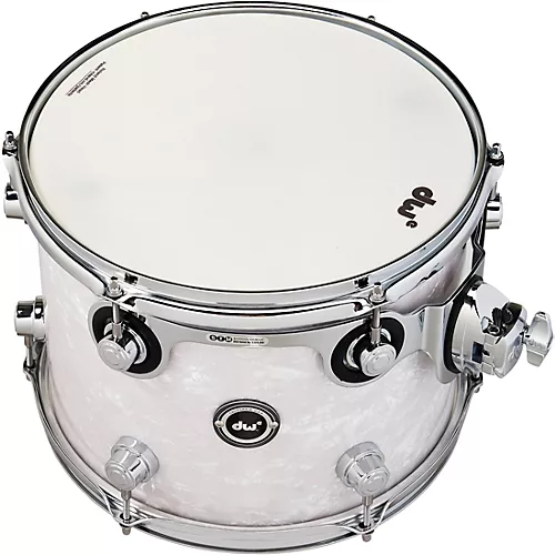 DW DWe Wireless Acoustic/Electronic Convertible Tom with STM 10 x 8 in. Finish Ply White Marine Pearl - musicians--Friend