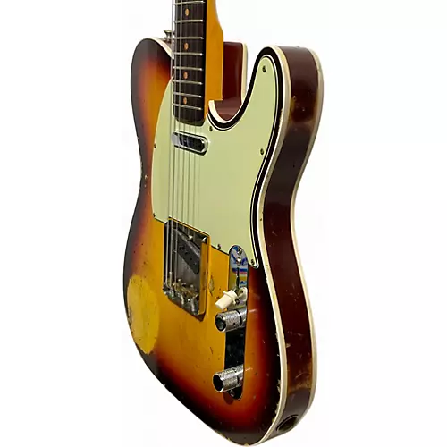 Used 2022 Fender CUSTOM SHOP LTD HREL 60 TELECASTER 3 Color Sunburst Solid Body Electric Guitar 3 Color Sunburst - musicians--Friend