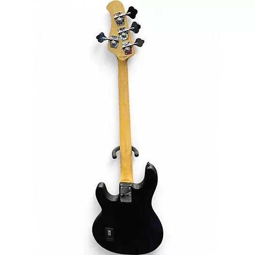 Used Sterling by Music Man Sub 4 Black Electric Bass Guitar Black - musicians--Friend
