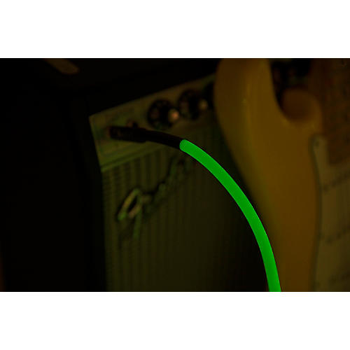 Fender Professional Series Glow in the Dark Straight to Straight Instrument Cable 10 ft. Orange - musicians--Friend