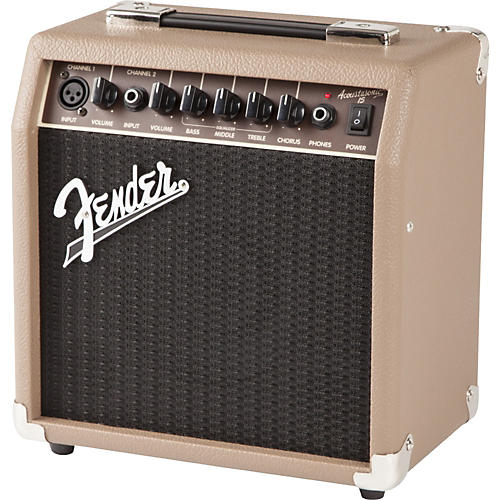 Fender Acoustasonic 15 Acoustic Combo Amp Tan - musicians--Friend