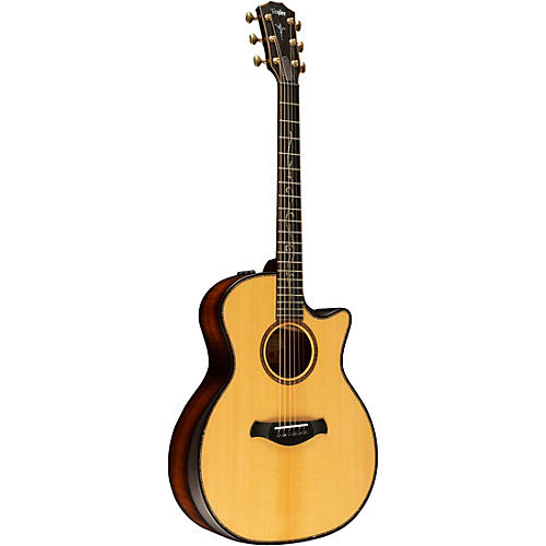 Taylor Builder's Edition K14ce V-Class Grand Auditorium Acoustic-Electric Guitar Kona Burst - musicians--Friend