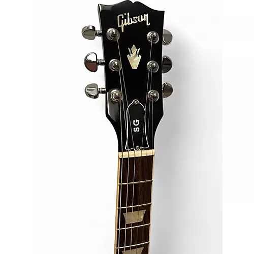 Used 2008 Gibson SG Standard Black Solid Body Electric Guitar Black - musicians--Friend