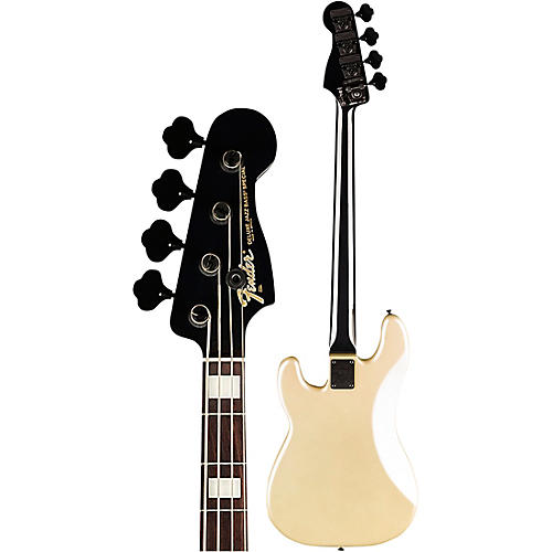 Fender Duff McKagan Deluxe Precision Bass Guitar White Pearl - musicians--Friend
