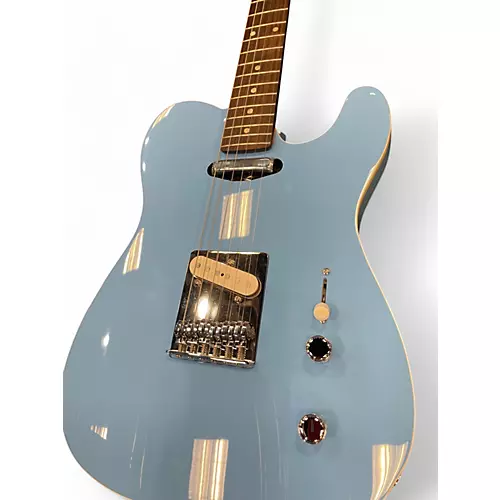 Used 2024 Fender aerodyne telecaster California blue  Solid Body Electric Guitar California blue - musicians--Friend