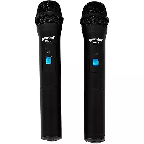 Gemini Party Caster Karaoke System With Dual Handheld Wireless Microphones - musicians--Friend