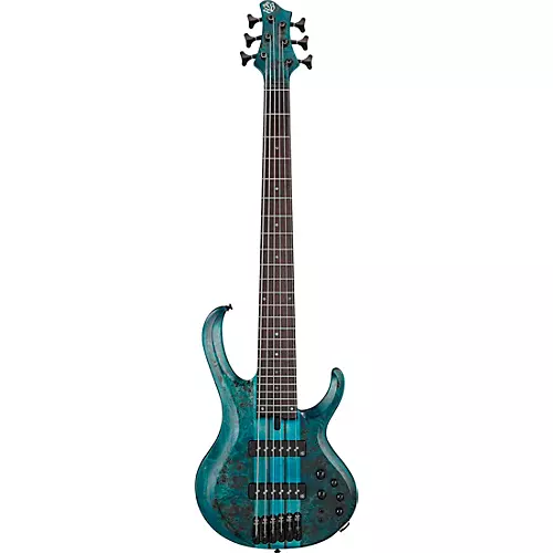 Ibanez BTB946 6-String Electric Bass Guitar Cosmic Blue Low Gloss - musicians--Friend