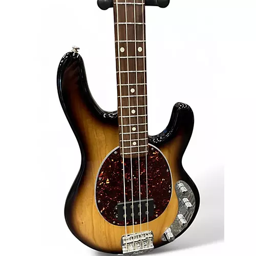 Used Ernie Ball Music Man StingRay Special 4H Burnt Ends Electric Bass Guitar Burnt Ends - musicians--Friend