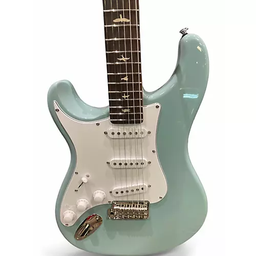 Used PRS SE Silver Sky Left Stone Blue Electric Guitar Stone Blue - musicians--Friend
