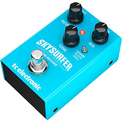 TC Electronic Skysurfer Mini Reverb Effects Pedal Sky Blue - musicians--Friend