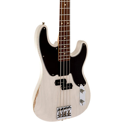 Fender Mike Dirnt Road Worn Precision Bass White Blonde Rosewood Fingerboard - musicians--Friend