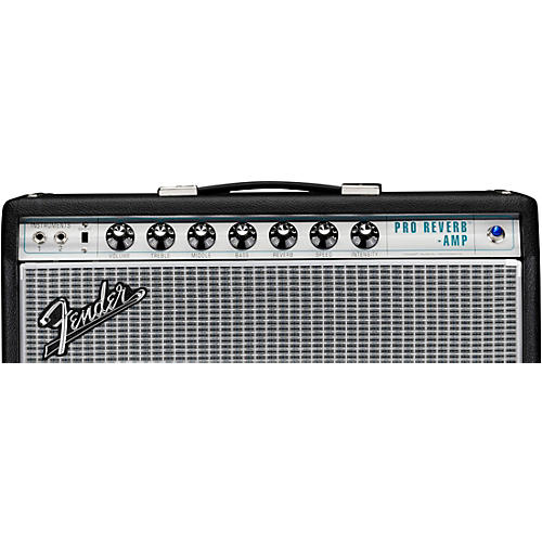 Fender '68 Custom Pro Reverb 40W 1x12 Guitar Combo Amp Black - musicians--Friend