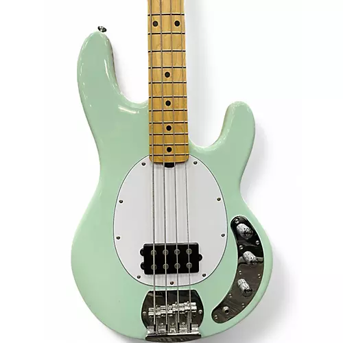 Used Sterling by Music Man Ray34 Seafoam Green Electric Bass Guitar Seafoam Green - musicians--Friend