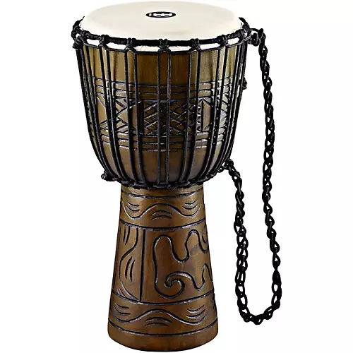 MEINL Artifact Series Hand-Carved Djembe 13 in. Brown - musicians--Friend