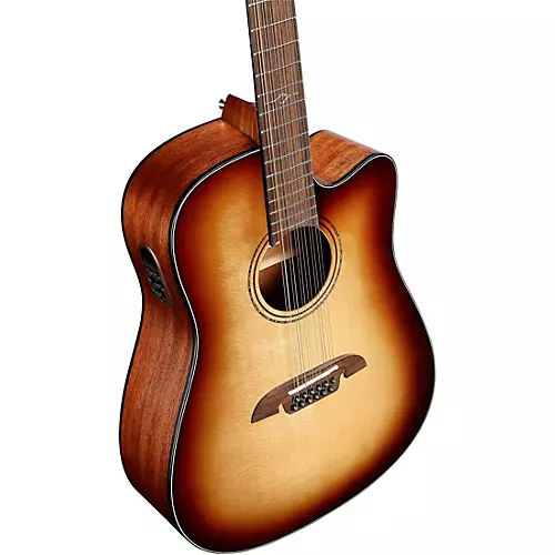 Alvarez AD60CE 12-String Dreadnought Acoustic-Electric Guitar Natural - musicians--Friend