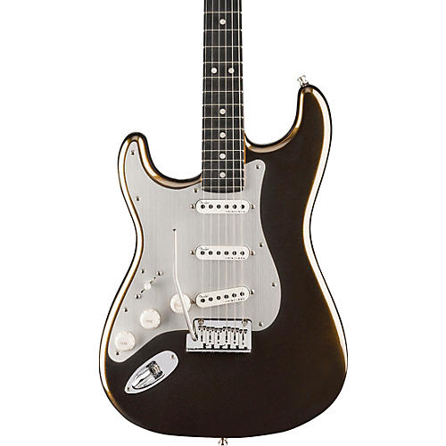 Fender American Ultra II Stratocaster Left-Hand Ebony Fingerboard Electric Guitar Texas Tea - musicians--Friend