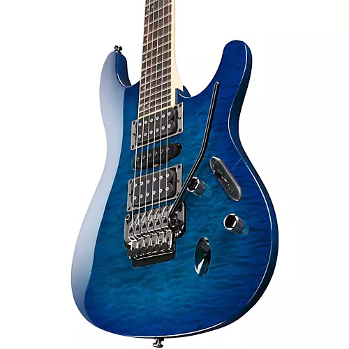 Ibanez S Series S670QM Electric Guitar Sapphire Blue - musicians--Friend