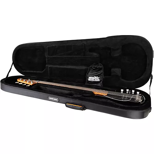 Ernie Ball Music Man StingRay5 Special H 5-String Electric Bass Guitar Black and Chrome - musicians--Friend