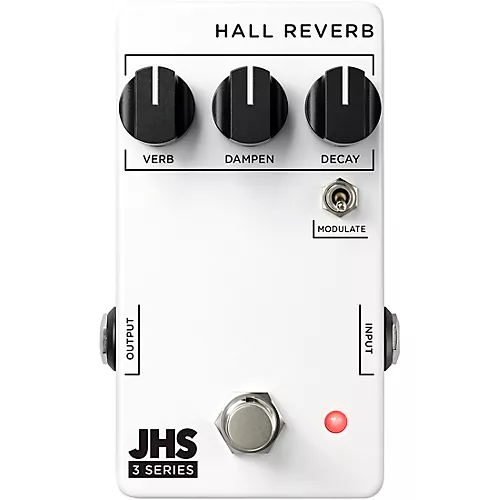 JHS Pedals Hall Reverb Effects Pedal White - musicians--Friend
